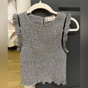 The Impeccable Pig Monochrome Tweed Top